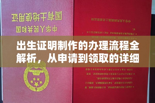 兴业出生证明制作的办理流程全解析，从申请到领取的详细指南
